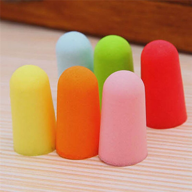 10 Pairs Noise Reduction Soft Foam Ear Plugs Comfort Tapered Travel Sleep Prevention Earplugs Sound Insulation Ear Protection
