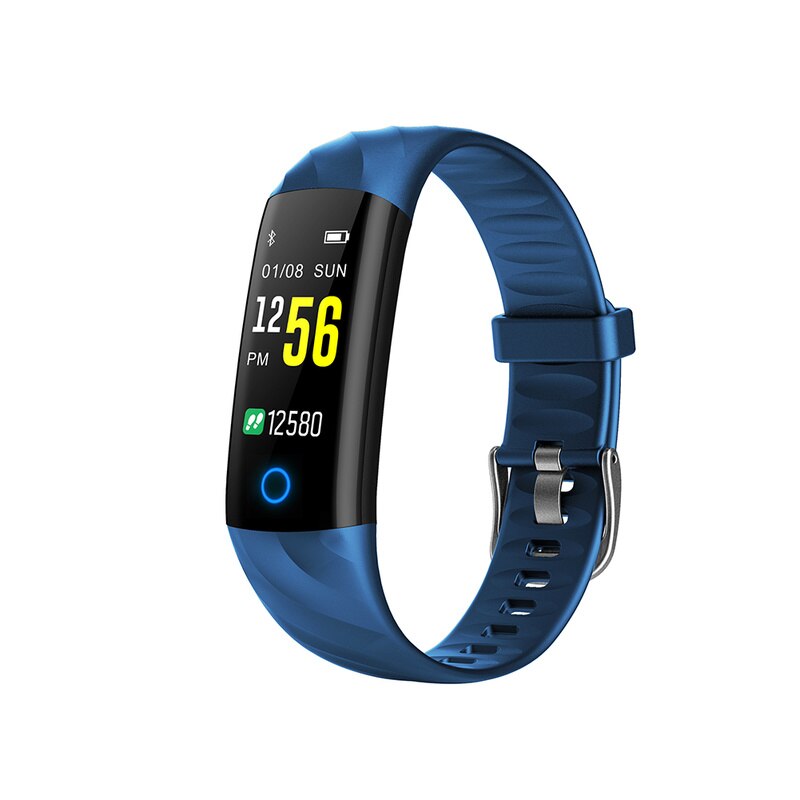 S5 smart armbånd farveskærm  ip67 fitness tracker blodtryks pulsmåler smart band til android ios-telefon