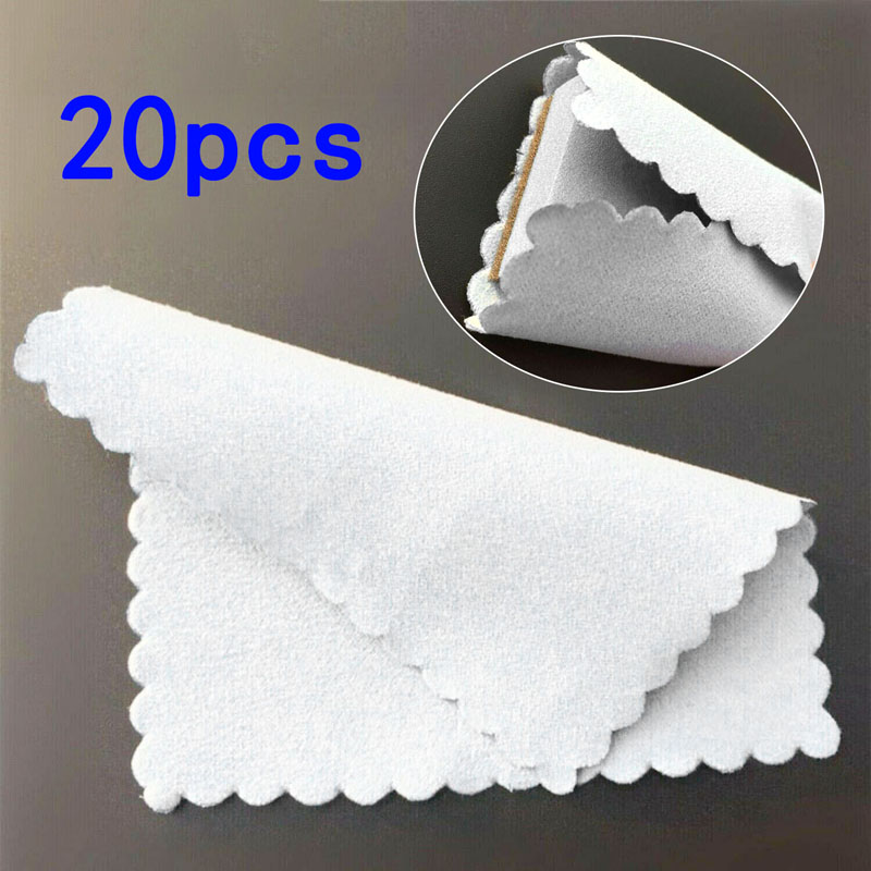 20x Car Care Auto Clean Cloth Microfiber Nano Ceramic Glass Coating Tool 10x10cm