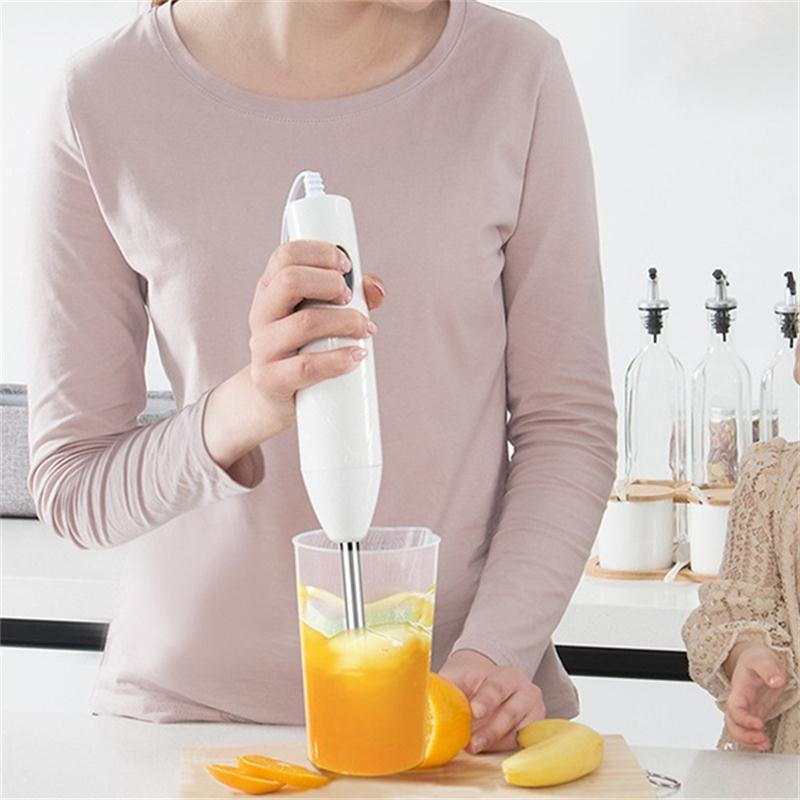 Household Electric Blender Multifunction Food Processor Mixer Portable Kitchen Whisk Beaker Juicer Milkshake Maker Blender EU