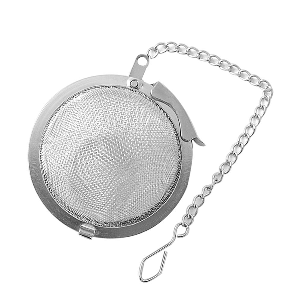 Reusable Tea Infuser Stainless Steel Tea Strainer Tea Infuser Mesh Infuser Spice Tea Ball Filter w/Chain Teaware Kitchen Access: B