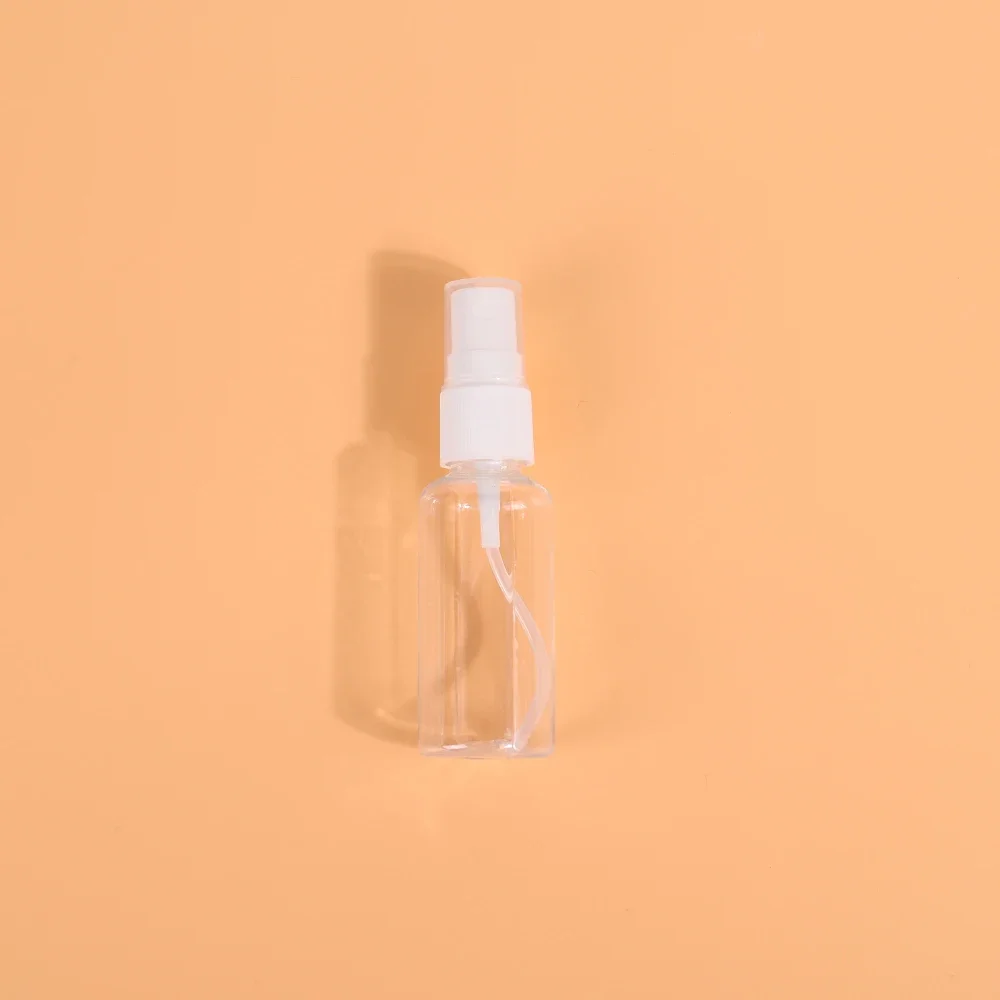 Reizen Transparante Hervulbare Flessen Doorzichtige Plastic Parfum Verstuiver Kleine Spuitfles 5/10/20/30/50/60/80/120/150/200/250 ml: Donker Kaki