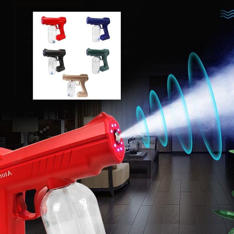 Handheld Nano Sanitizer Spritzgerät Hause Desinfektion Zerstäuber Blau Strahl kabellos Desinfektionsmittel Maschine Dampf sprühen Luft Reinigung Auszustatten