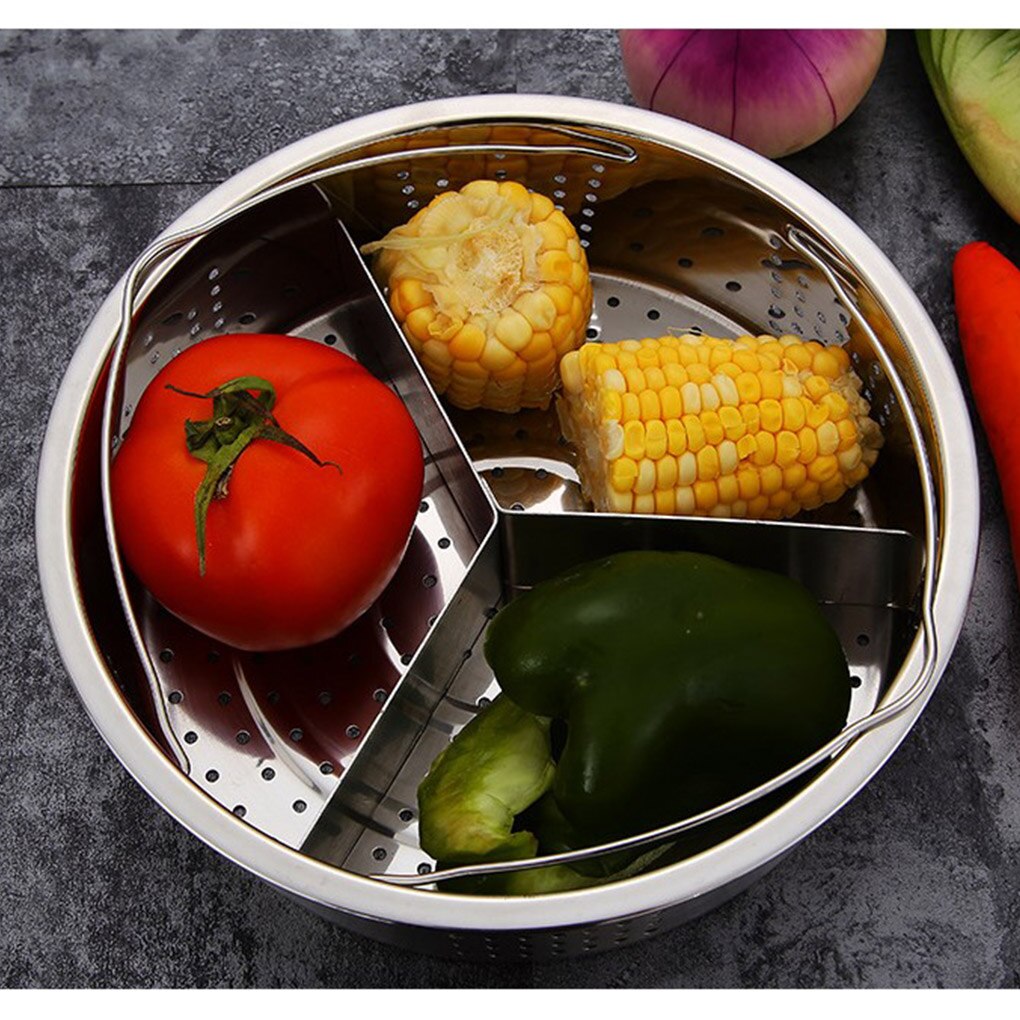 Pressure Cooker Steamer Basket 304 Stainless Steel Egg Steaming Rack Kitchen Cooking Steamer Stand Home Cookware Supplies