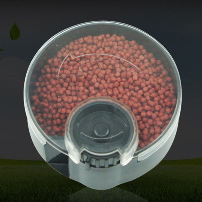 Automatic Fish Food Feeder Timer for Fish Tank Pond Feeding Dispenser K4UA