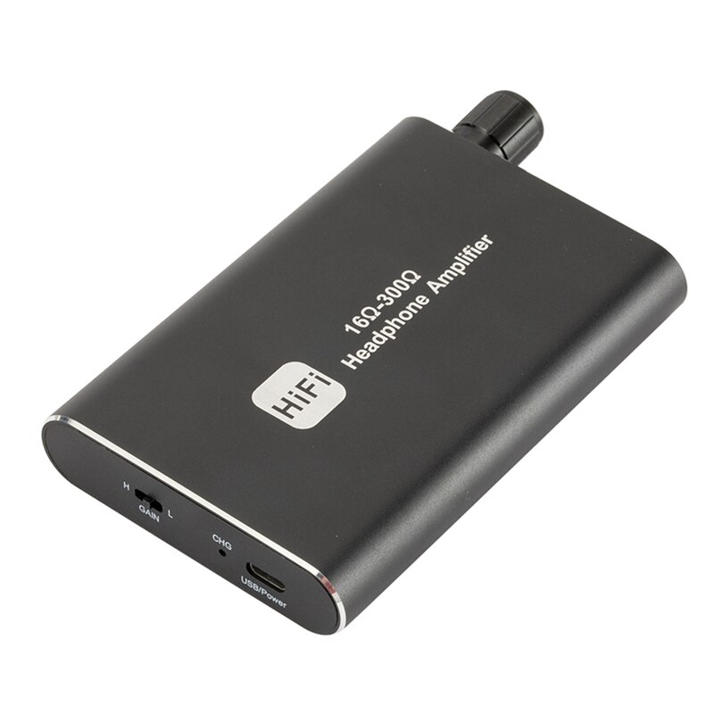 Draagbare 3.5mm aux 16-300 ohm hifi hoofdtelefoonversterker audio-ontvanger muziekspeler oortelefoonversterker