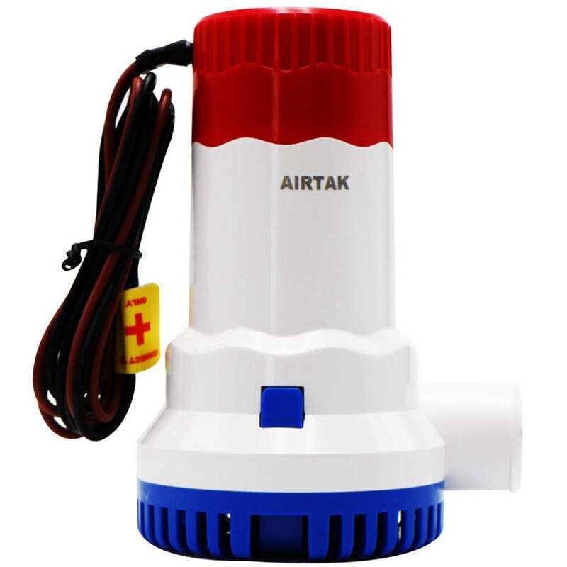 Bilgepomp voor boot  dc12v 1500 gph kleine bilgepomp 12 volt elektrische waterpomp laag geluidsniveau met schakelaar