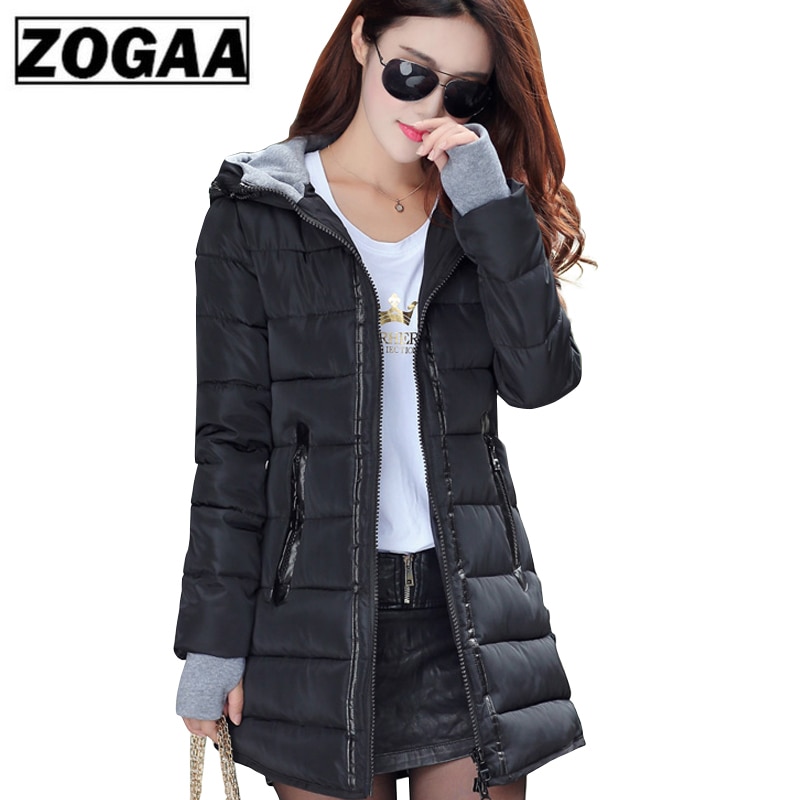 Abrigo con capucha de invierno para mujer de talla grande, Color caramelo, chaqueta acolchada de algodón, Parka larga para mujer, chaqueta acolchada para mujer