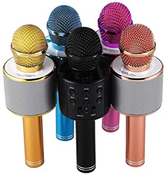 Di originale Karaoke bluetooth microfono WSTER WS-858 Usb Sound Change