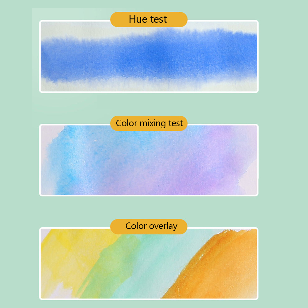 Superior Solid Watercolor Paint Set 12/18/24 Colors Foldable Travel Painting Pigment With Water Brush Pen Students Art Supplies