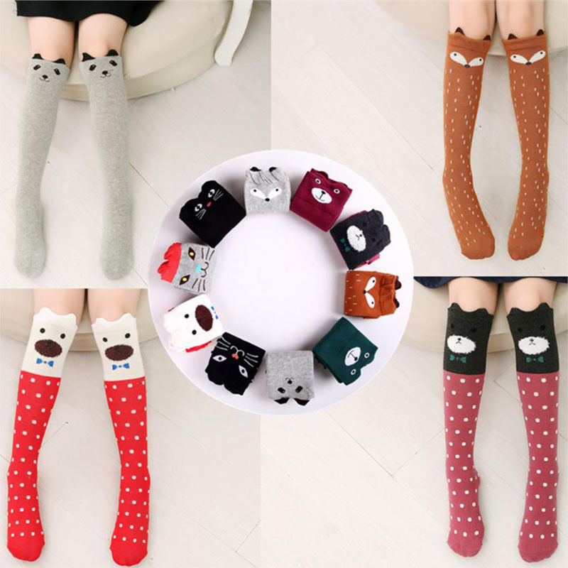 Calzini lunghi per bambini calzini estivi per bambina scaldamuscoli per bambina calzini alti per bambini calze collant per 3-12 anni