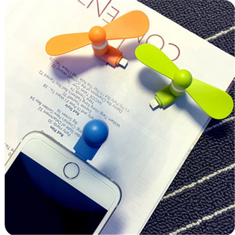 Mini ventilateur Portable Flexible, Micro USB, pour téléphone Portable universel, pour téléphone IOS et Android, OTG USB, été