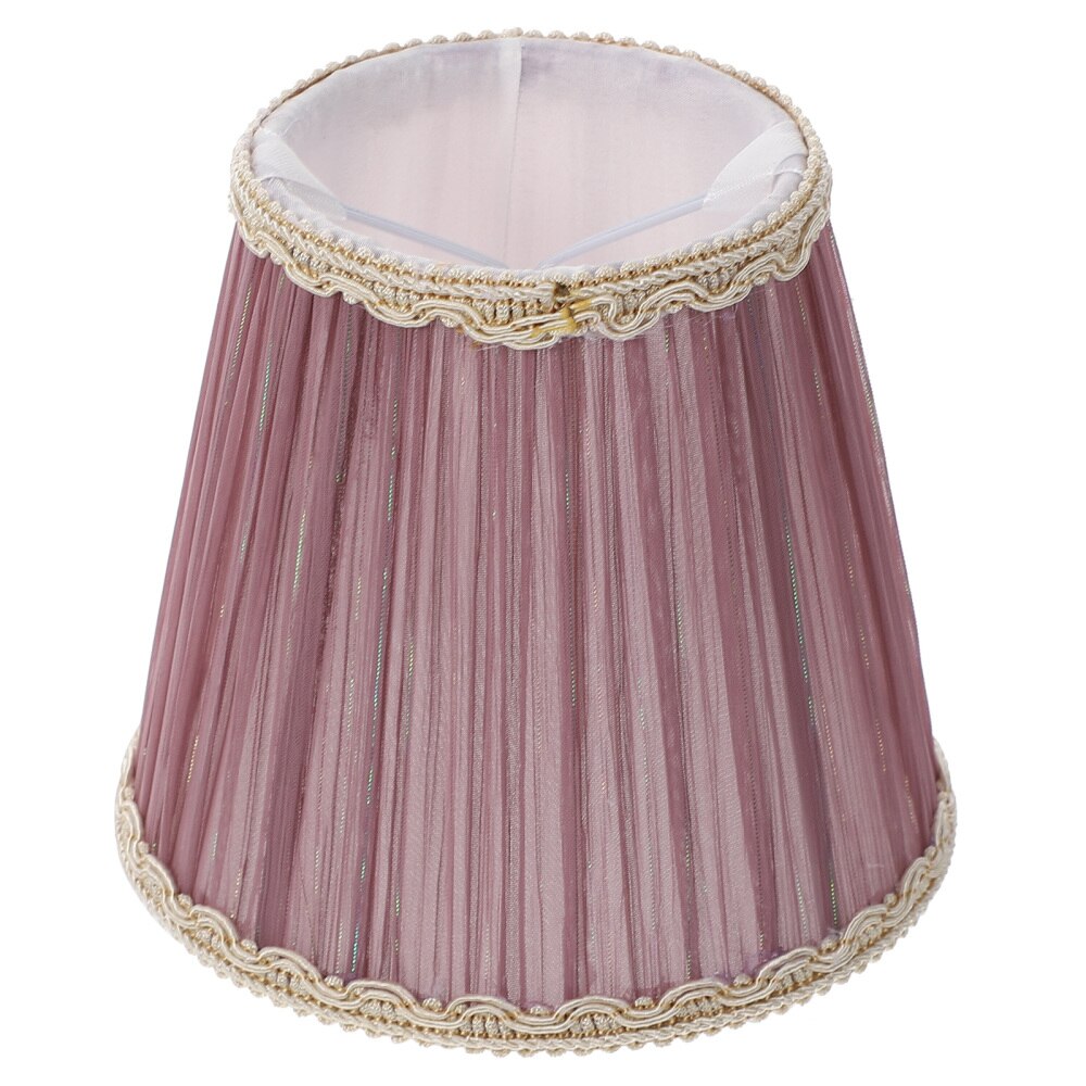 1pc Cloth Art Lamp Shade Lamp Cover Lamp Supply Floor Lamp Accessory: Purple