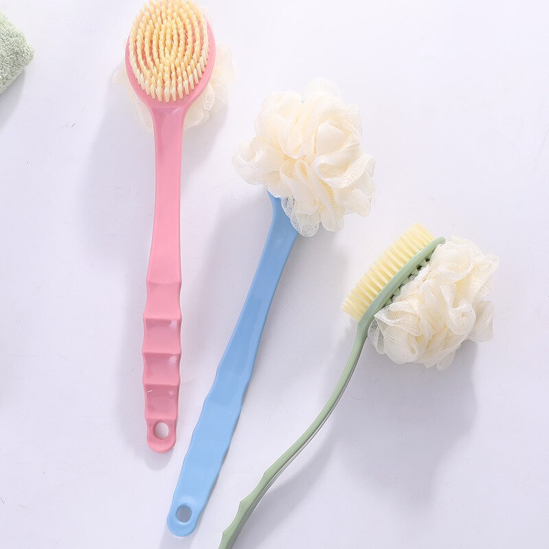 Long Handle Back Brush Body Scrubber Bath Shower Exfoliating Scrub Skin Massages Cleaning Shower Bathing Brush Tool