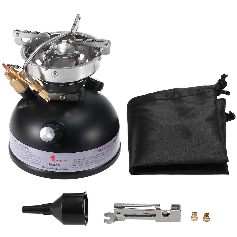 Portable Outdoor Camping stove Mini liquid fuel Gasoline Stove Liquid Fuel Alcohol Diesel Oil Stove kerosene burners