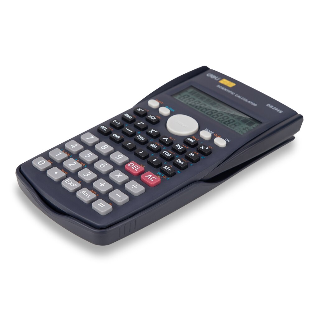 Deli 82MS Scientific Calculator school use 240 Function Engineer calculators student 10+2 Digits school supplies
