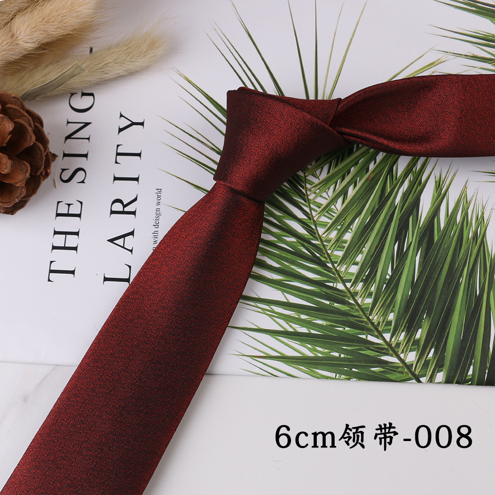 Cravatte sottili alla moda da 6 cm Cravatte classiche da uomo a righe scozzesi floreali Blu vino Cravatte da sposa Cravatte da uomo in poliestere intrecciato jacquard: Blu