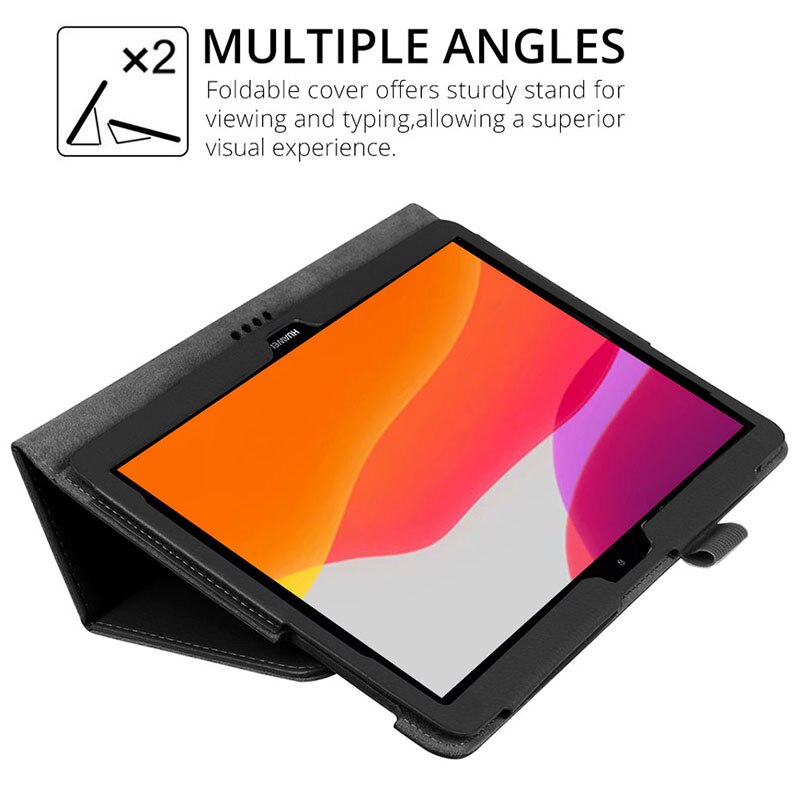 Dla Huawei MediaPad T3 10 przypadku PU skóra stań pokrywy dla Huawei T3 9.6 AGS-L09 AGS-L03 AGS-W09 Tablet Funda Capa