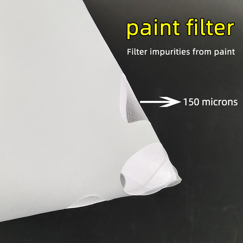 Paint Filter Funnel Paper Purifying Straining Cup Disposable 100 Mesh Paint Filte Conical Nylon Micron Paper Funnels
