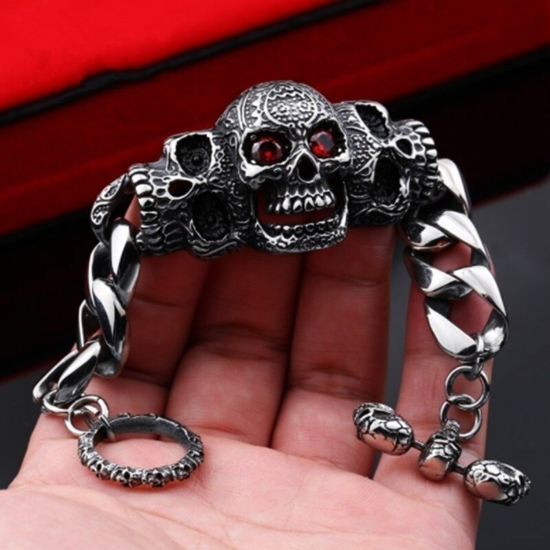 Jahrgang gotisch Persönlichkeit Punk-Trend Männer Punk Schädel Armbinde & Armreif Schmuck