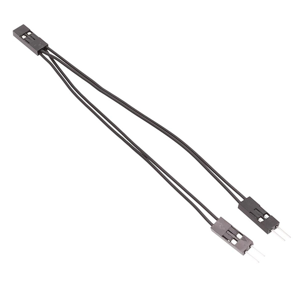 10CM Motherboard switch Power Jumper SW/ RESET SW/ HDD LED /POWER LED Connect Wire 1 Femal to 2 Male Plug Cable Splitter