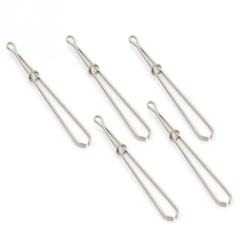 5 stk gør-det-selv indsats trådguide metal clip håndværk elastisk reb iført nål