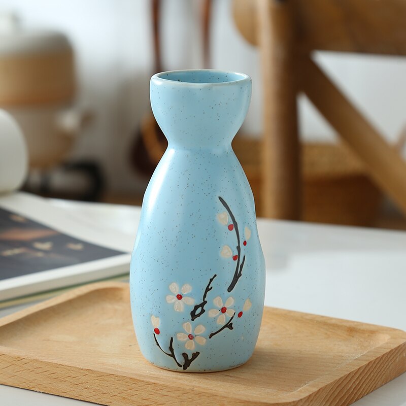 Japansk sake distribution vinkanna spritvärmare hushåll keramik varm flaska barware flagga liten stoup enkel gryta: 12