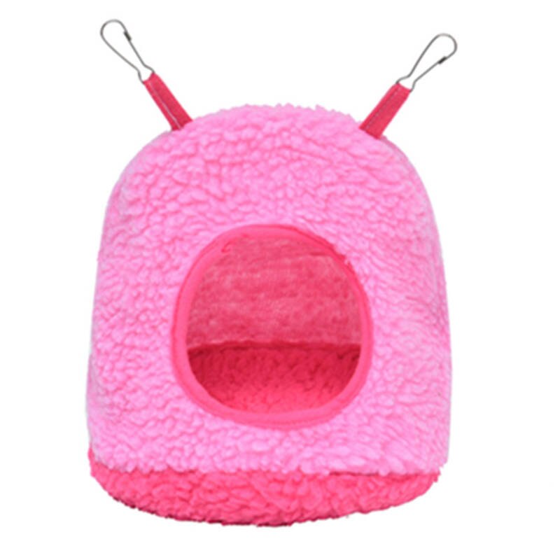 Winter Huisdier Vogel Bed Pluche Papegaai Hangmat Ronde Vorm Opknoping Vogelnest Zachte Warm Huis Voor Valkparkiet Parkieten Huisdier Vogel accessorie