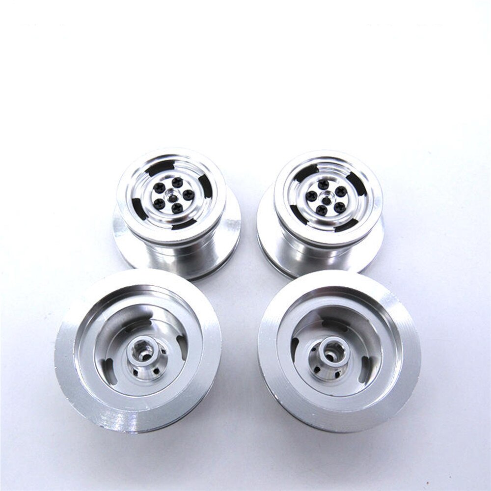 4 stücke Metall Räder Felgen Reifen Felge für 1/12 MN D90 D91 D96 D99S 4WD RC Auto Aktualisierung Teile zubehör: Ursprünglich Titel