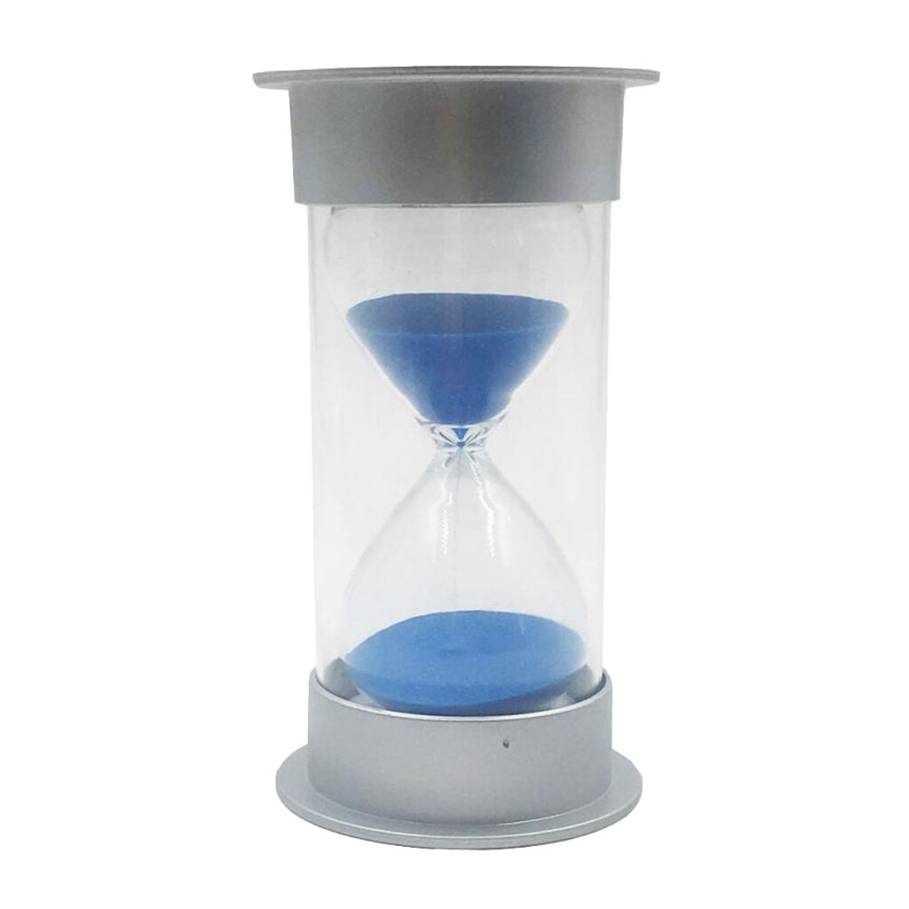 Blue Hourglass Sand Timer Clock for Home Office Kitchen Games 10Sec./4 Mins