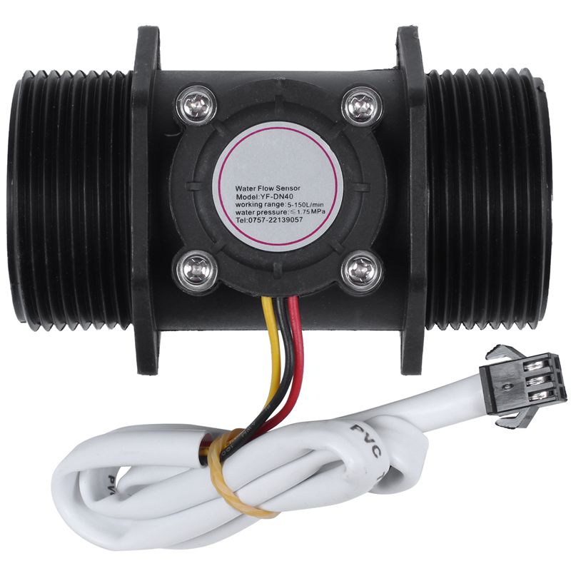 Dn40 1.5 Inch Turbine Flowmeter Water Flow Sensor Flow Meter Flow Rate Control 5~150L/Min: Default Title