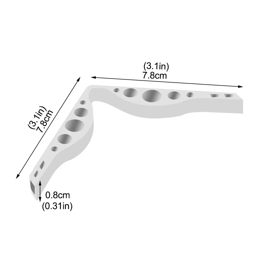 Pont de nez Silicone Masque facial nez pont de respiration Mascarillas augmente l'espace pour aider à respirer en douceur Masque de pansement # K3