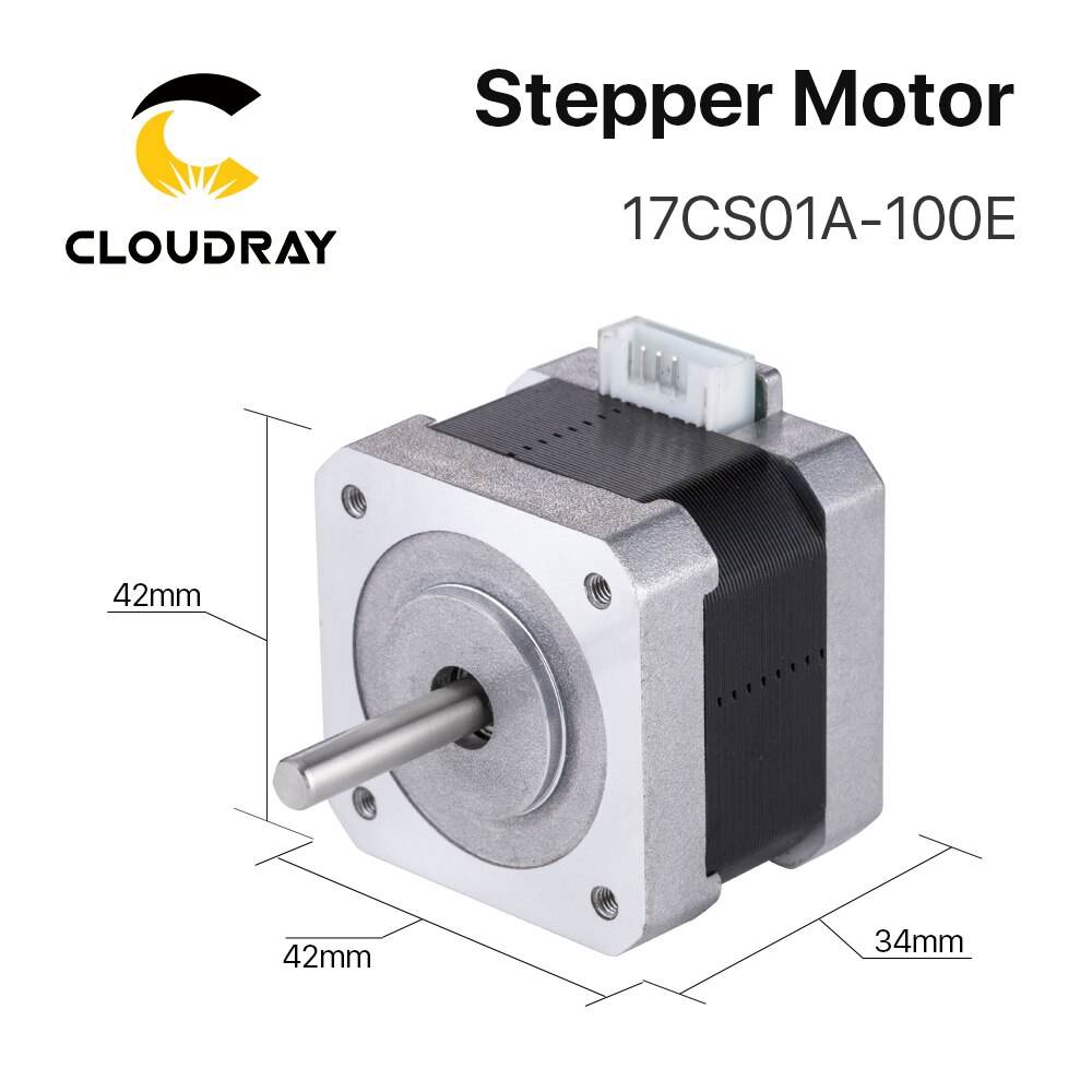 Nema 17 Stepper Motor 42mm 2 Phase 15Ncm 1A Stepper Motor with DuPont 4-lead Cable for 3D printer CNC XYZ