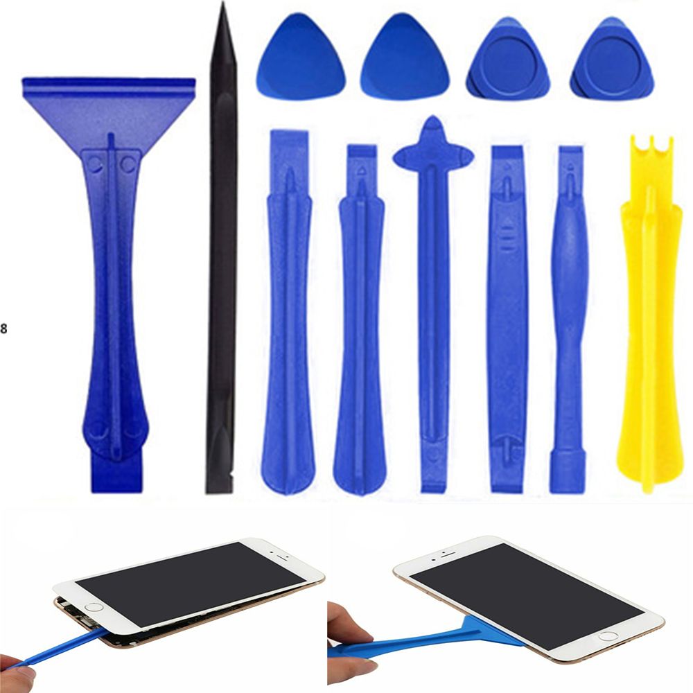 Herramientas de palanca triangular de pala de selección de plástico, herramienta de apertura de pantalla, Spudger de pantalla, suministros de desmontaje electrónico, palanca