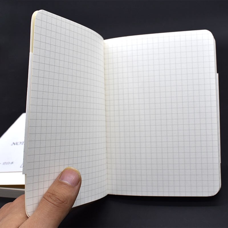 Standard journal A6 size thick paper cover, 160 pages, lined/blank/square, 100 GSM Diary, handmade bullet planner, sketchbook: Square grid