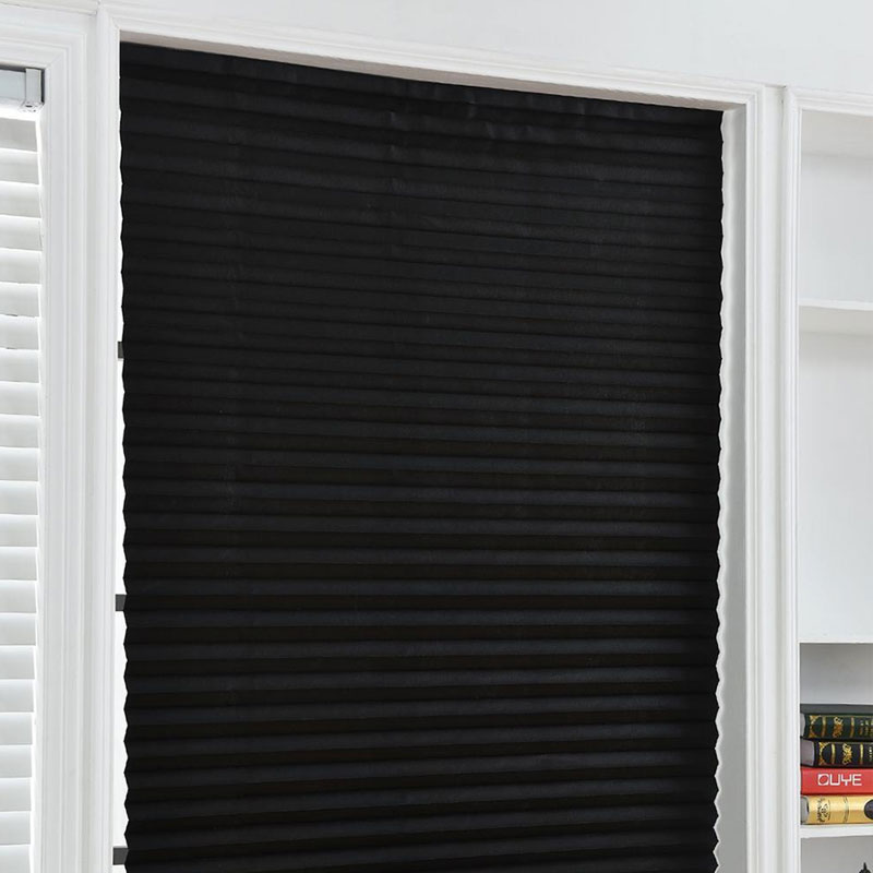 Wonderful Blinds Shades To Protect The Sun Window Blinds Zebra Roller Half Blackout Curtains for Bedroom Kitchen Supplies: Black / 60x180cm