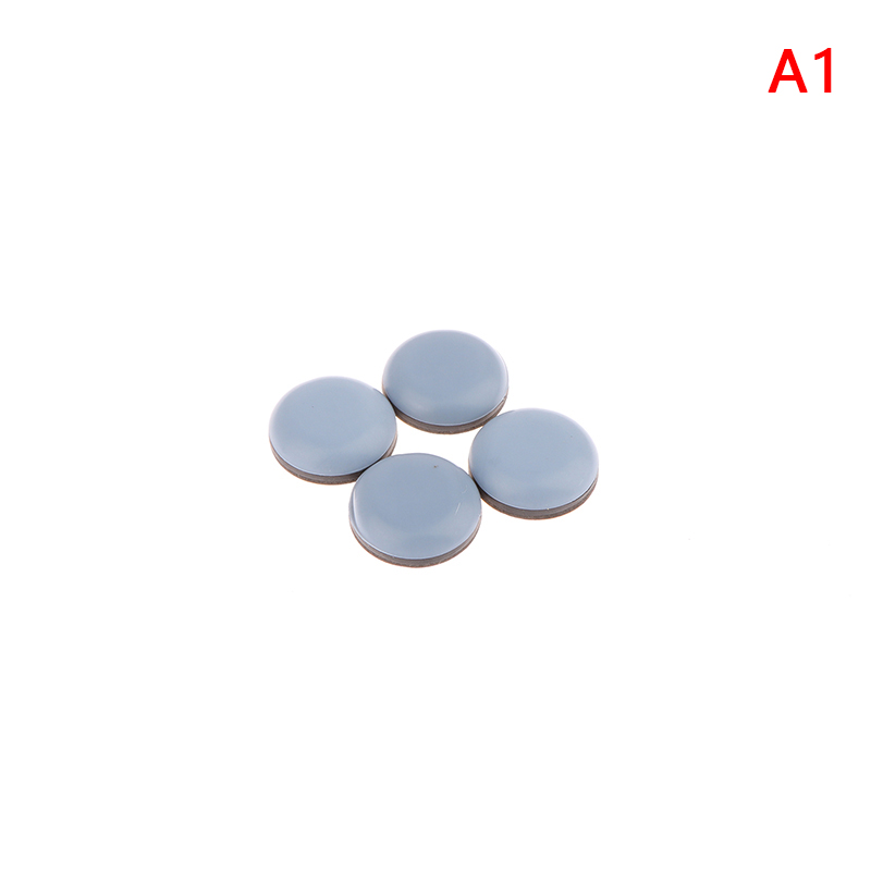 4/8Pcs Furniture Sliders Pads Sliding Block Table Chair Leg Mat Floor Protector For Hardwood Rug PTFE Furniture Legs: Yellow