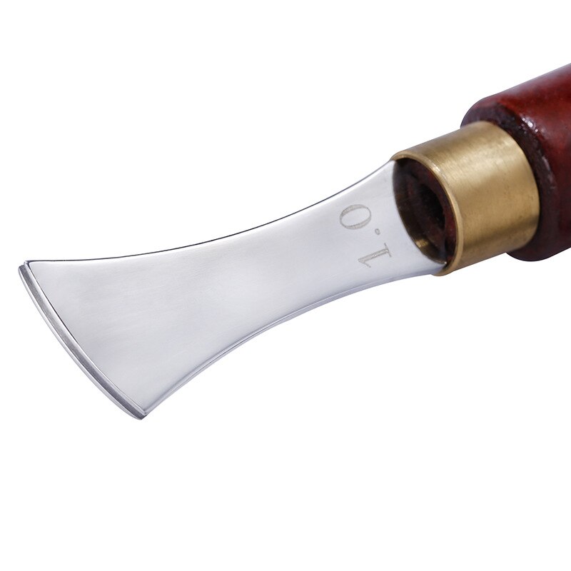 Outil de rainage des bords en cuir 1/2/2.5MM | Lame en acier inoxydable, rainure peu profonde, ligne de presse, finition polie, bord de marquage du tranchant de presse