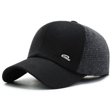 Sombrero De Piel De Conejo Femenino Gorras De Béisbol Gorra De Moda Con Visera De Metal Femenino
