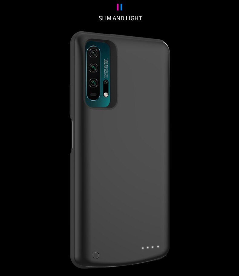 Siliconen Schokbestendig Power Case Voor Huawei Honor 20 20S Pack Backup Battery Charge Case Voor Honor 20 Pro Opladen back Cover