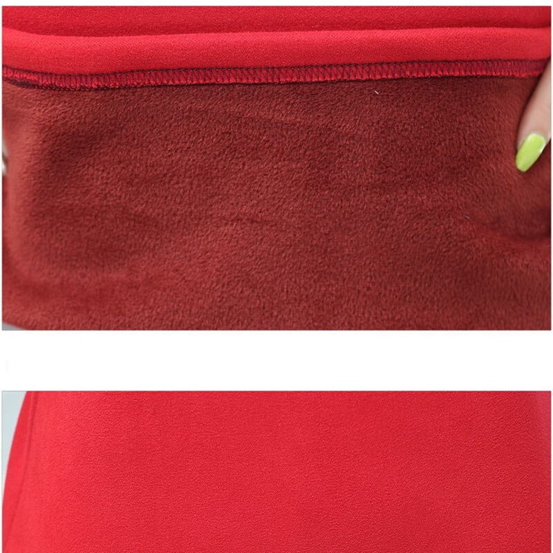 Mama&#39;s De Velvet termiczna odzież garnitur zima w średnim wieku starszych kobiet Plus aksamitna gruba bielizna termiczna dwuczęściowy zestaw M429