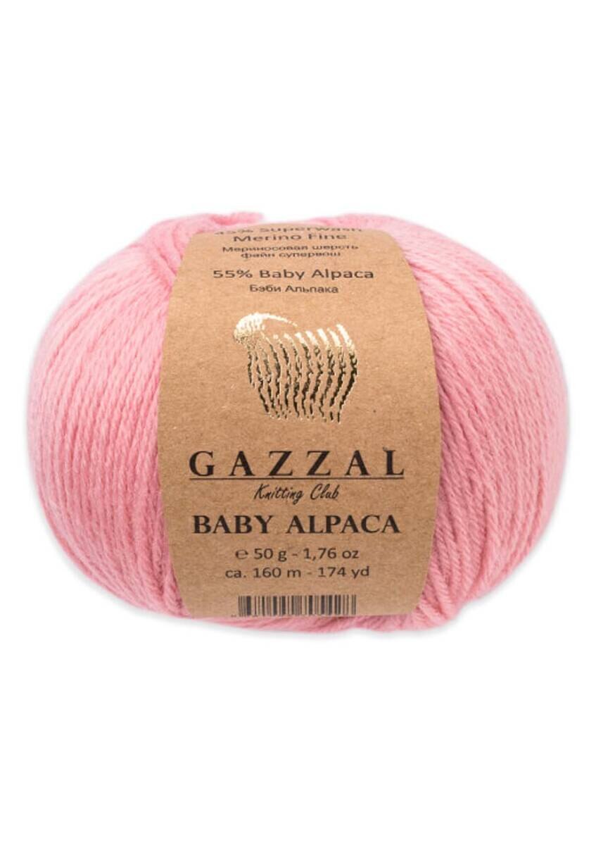 Gazzal Baby Alpaca Lana de ovillos para tejer a mano, 50 gramos 160 metros, Amigurumi, y tejido de, Crochet, Hilo de tejer, mercería, cuerda, Ropa, Deporte, Cardigan, Blusa, , Hobby, Palmie, Turquía -Bricolaje: 46007