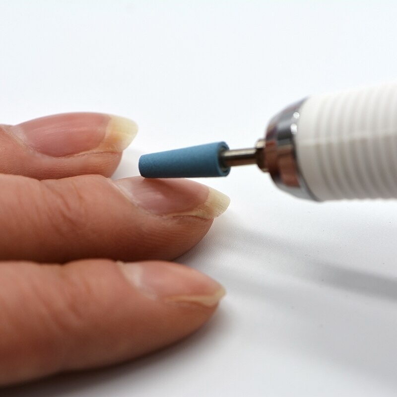 Broca de silicona para uñas, pulidora de goma, removedor de manicura, cortador eléctrico, Lima pulidora de rejilla, herramientas para uñas, 1 ud.