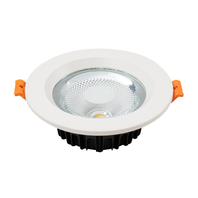 Cob led downlight 5w 7w 9w 12w 20w 24w 30w 35w 40w 220v indbygget led spotlight loftslampe til indendørs belysning hvidt hus