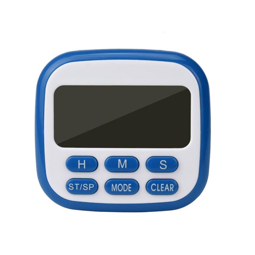 Dual Event Digital Timer Stopwatch for Kitchen Baking Gym LED Alert Multi-Function Digital Pedometer