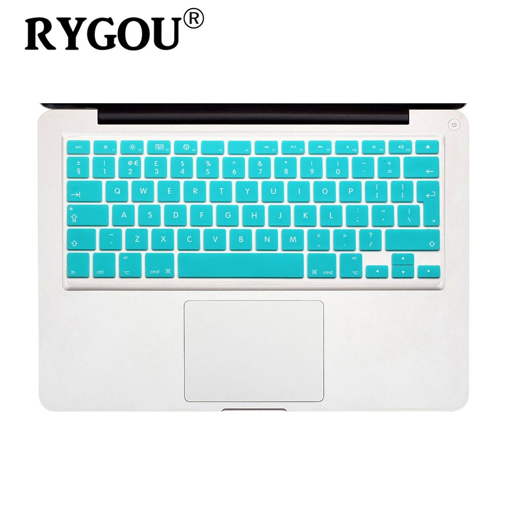 Eu layout engelsk tastatur cover silikone skin til macbook pro 13 " 15 " 17 " (med eller uden retina display) og macbook air 13 "