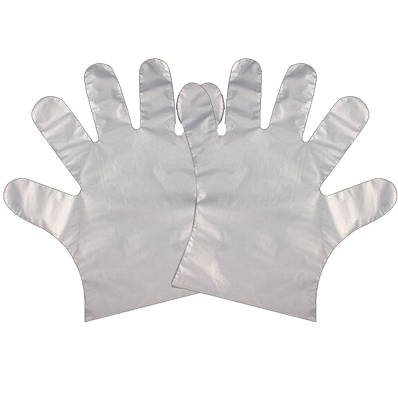 100pcs Disposable children's gloves PE gloves children's protective gloves