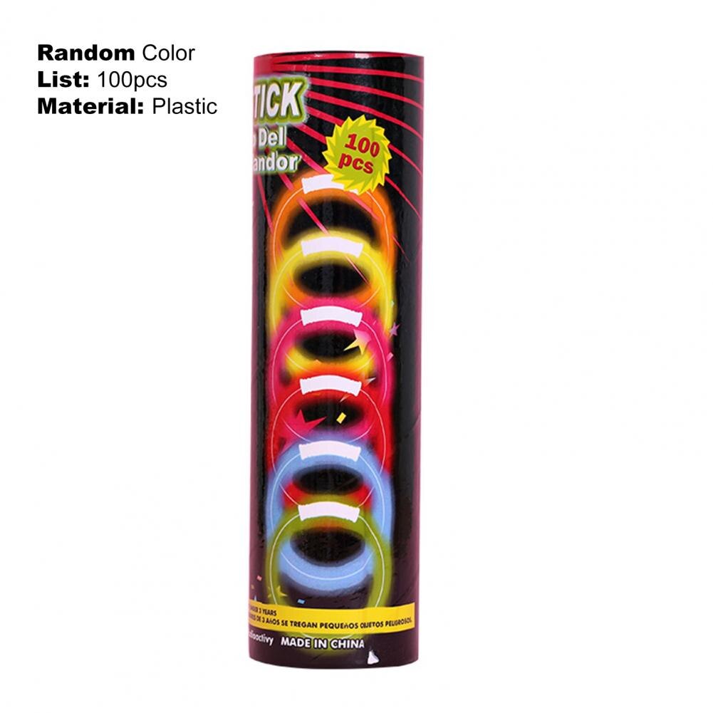 100 sztuk wielofunkcyjny blask kije śmieszne świetlny kije bransoletki plastikowe bardzo długi życie DIY fluorescencyjne bransoletki na imprezę