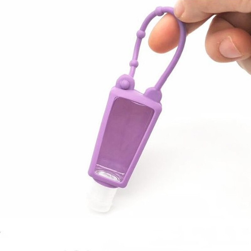 30ml Silicone Safe Gel Mini Hand Holder Travel Portable Sanitizer Disposable No Clean Detachable Cover