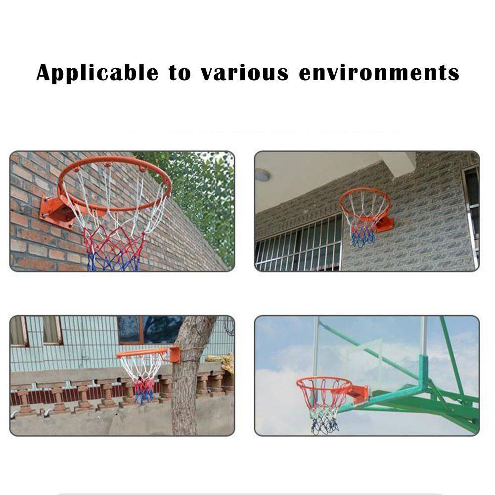 32Cm Indoor En Outdoor Deur Frame Basketbal Diameter Frame Basketbal Met Ring Mesh Schroef T0Y0